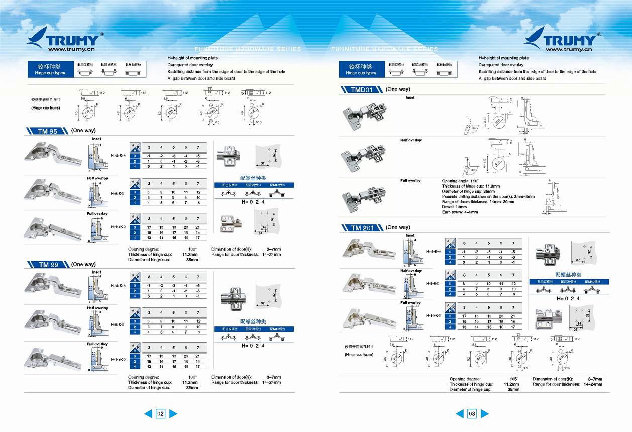 kitchen hinges TM2-3 [kitchen hinges ]