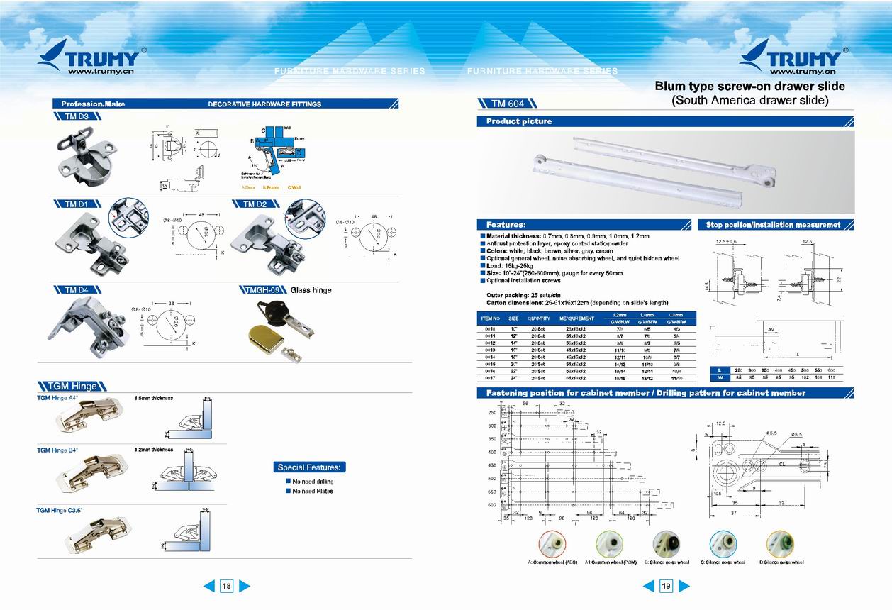 kitchen hinges TM18-19 [kitchen hinges ]