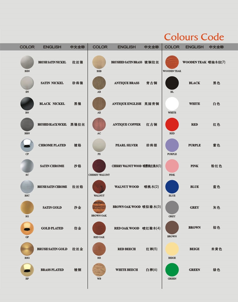 COLORS CODE